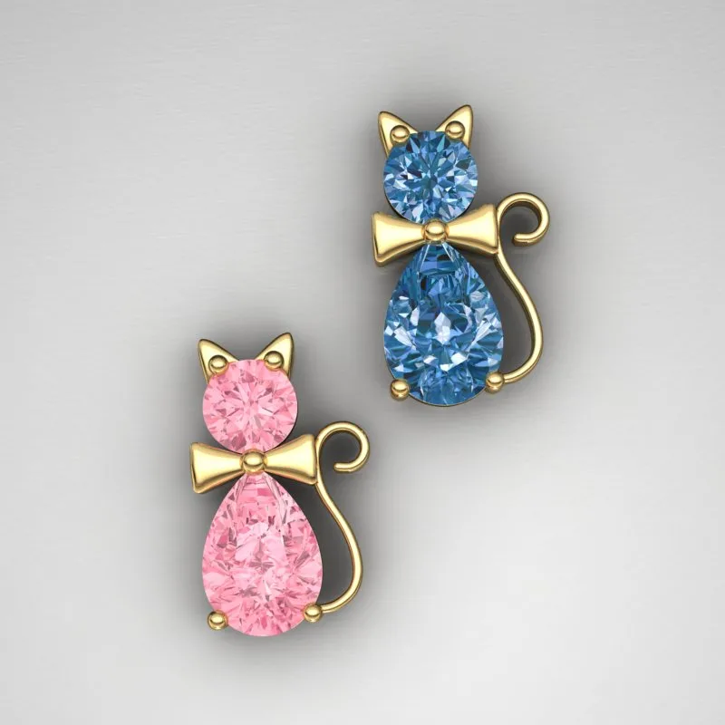 Stone Cat Khor Pendant 3D Model
