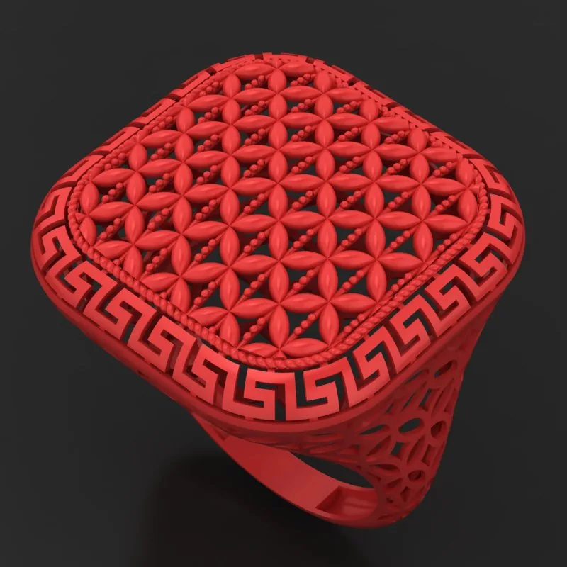 Cut Khor Aineh Fyvzhn Ring R-T-211 3D Model