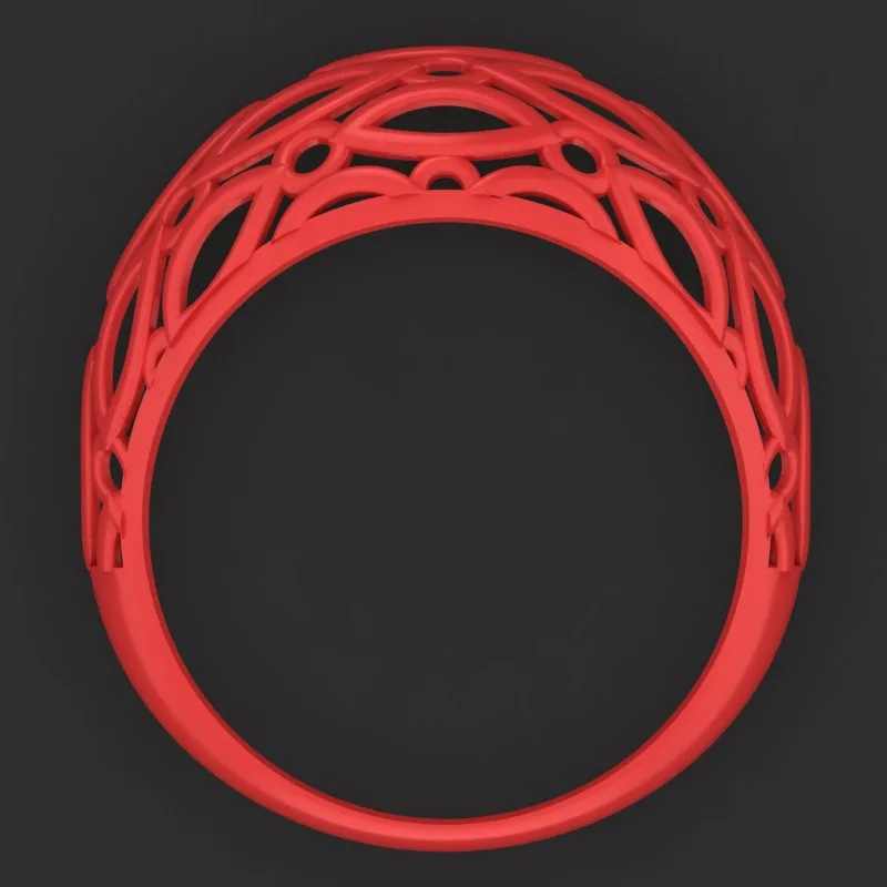 Cut Khor Aineh Fyvzhn Ring R-T-214 3D Model — image 3