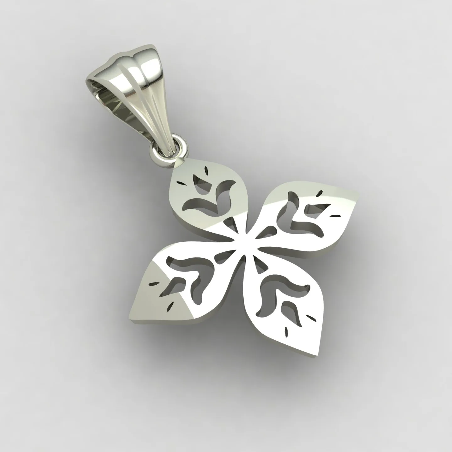 Pendant Code 02 3D Model — image 6