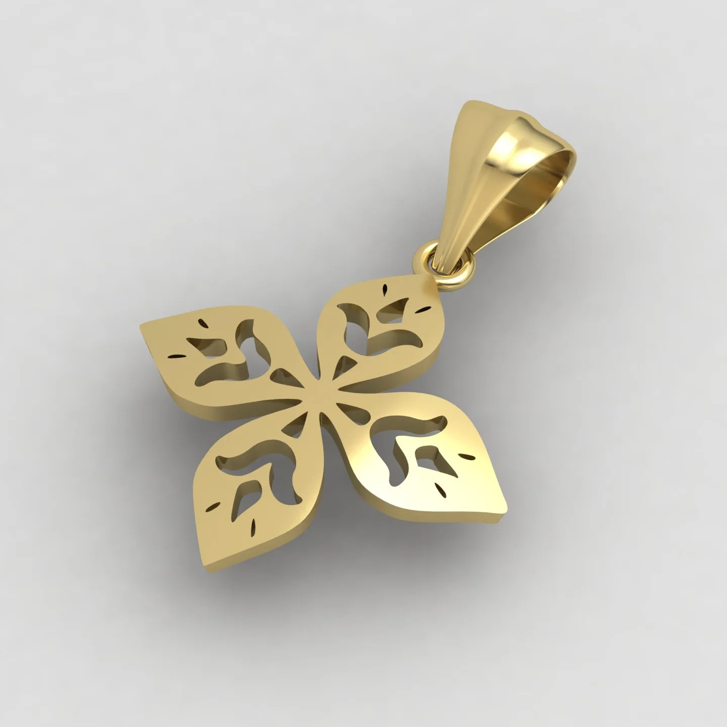 Pendant Code 02 3D Model — image 4