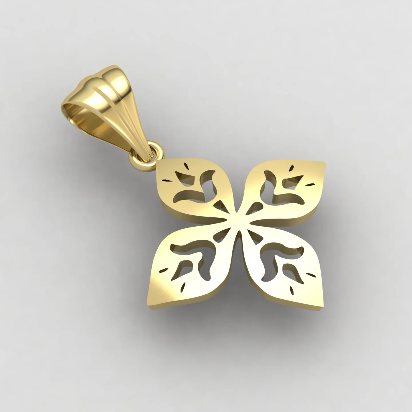 Pendant Code 02 3D Model — image 5