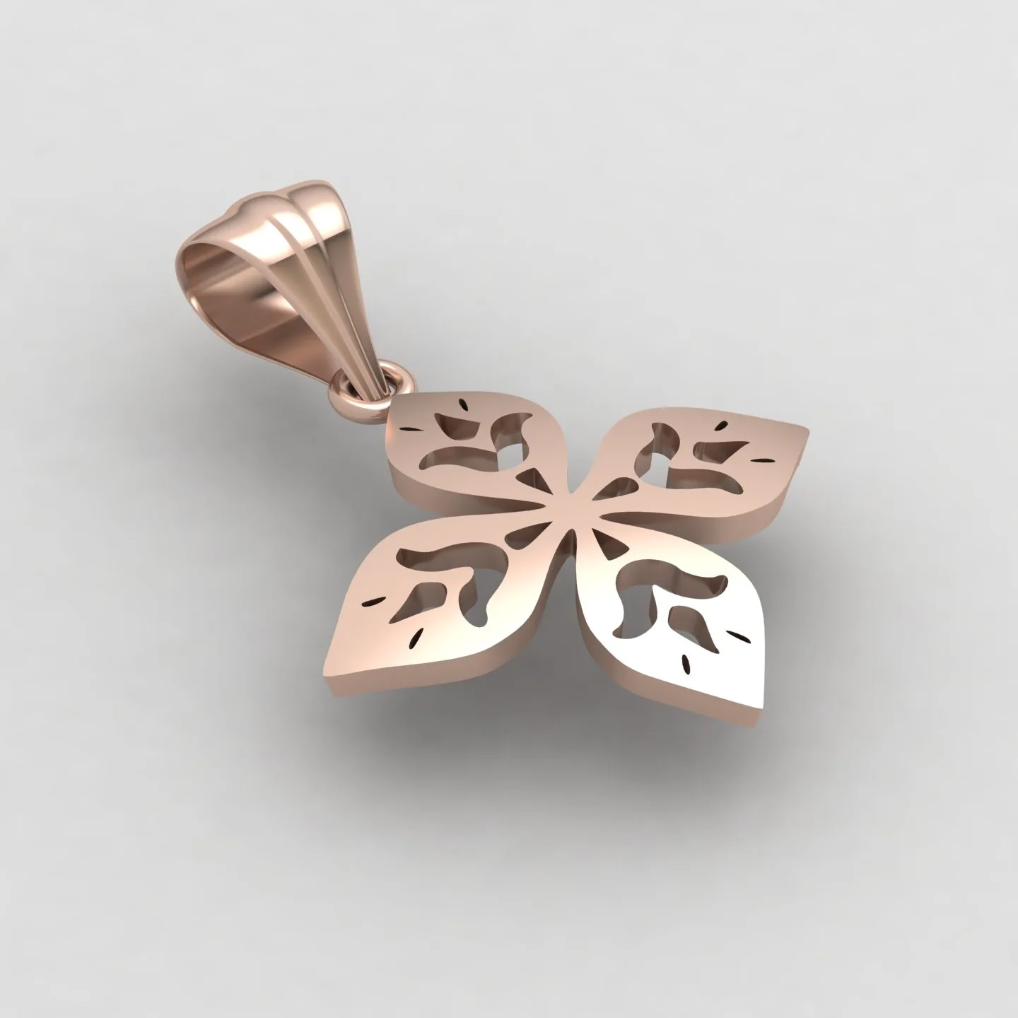 Pendant Code 02 3D Model — image 3