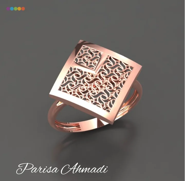 Fyvzhn Ring Code 10 3D Model
