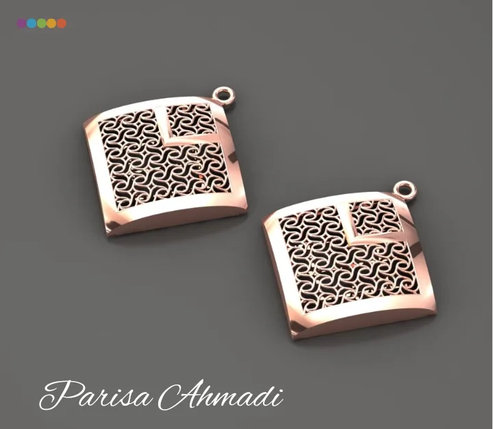 Fyvzhn Earrings 3D Model