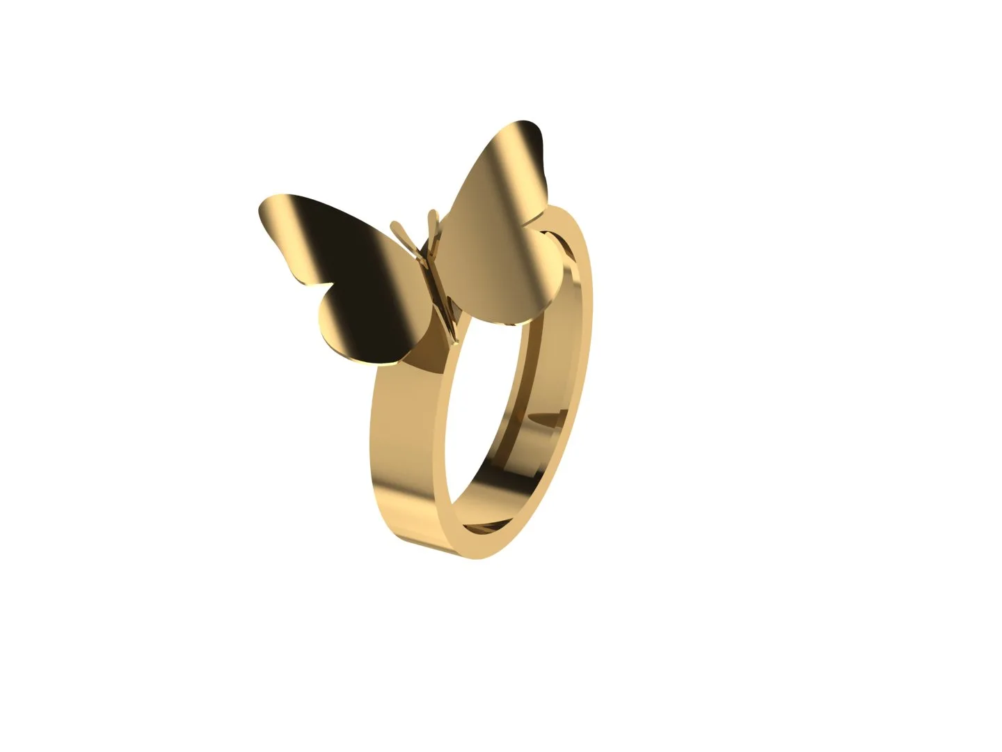 Butterfly Sadeh Ring 3D Model