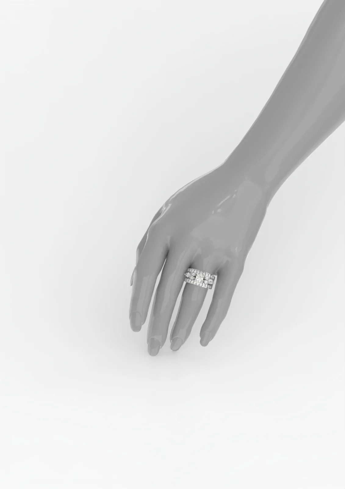 Ring Solitaire Ring Code 11 3D Model — image 5
