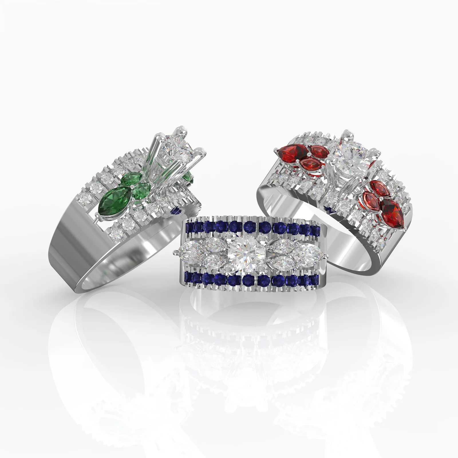 Ring Solitaire Ring Code 11 3D Model — image 2