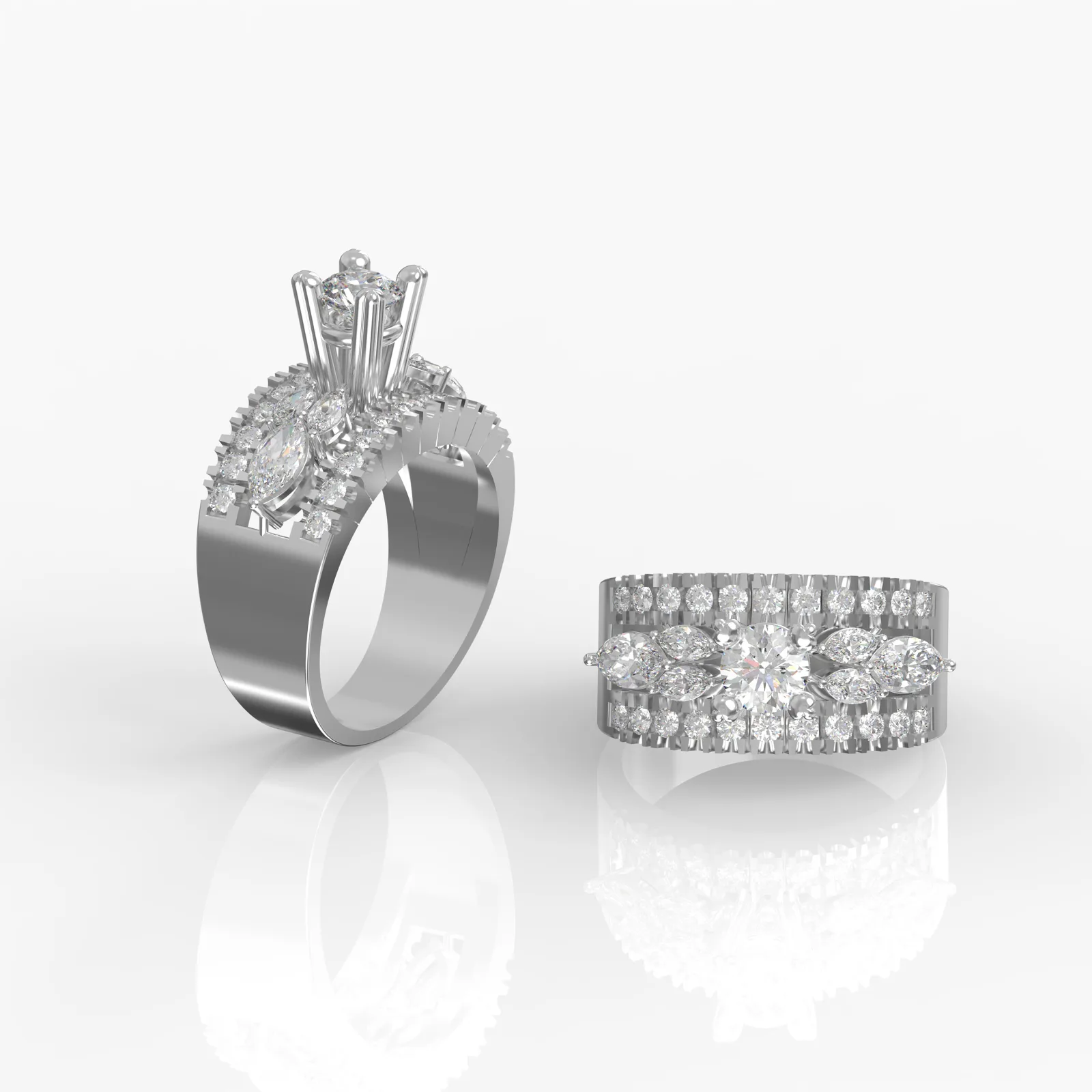 Ring Solitaire Ring Code 11 3D Model