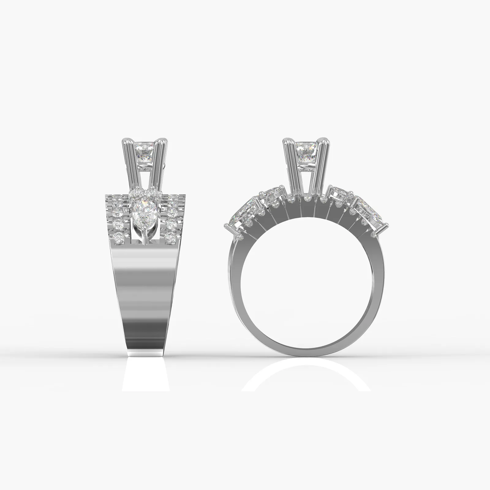 Ring Solitaire Ring Code 11 3D Model — image 3