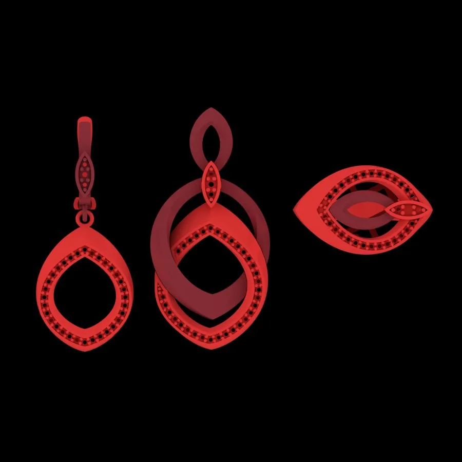 Stone Aineh Ai Khor Half Set N-ROKO-06 3D Model — image 2