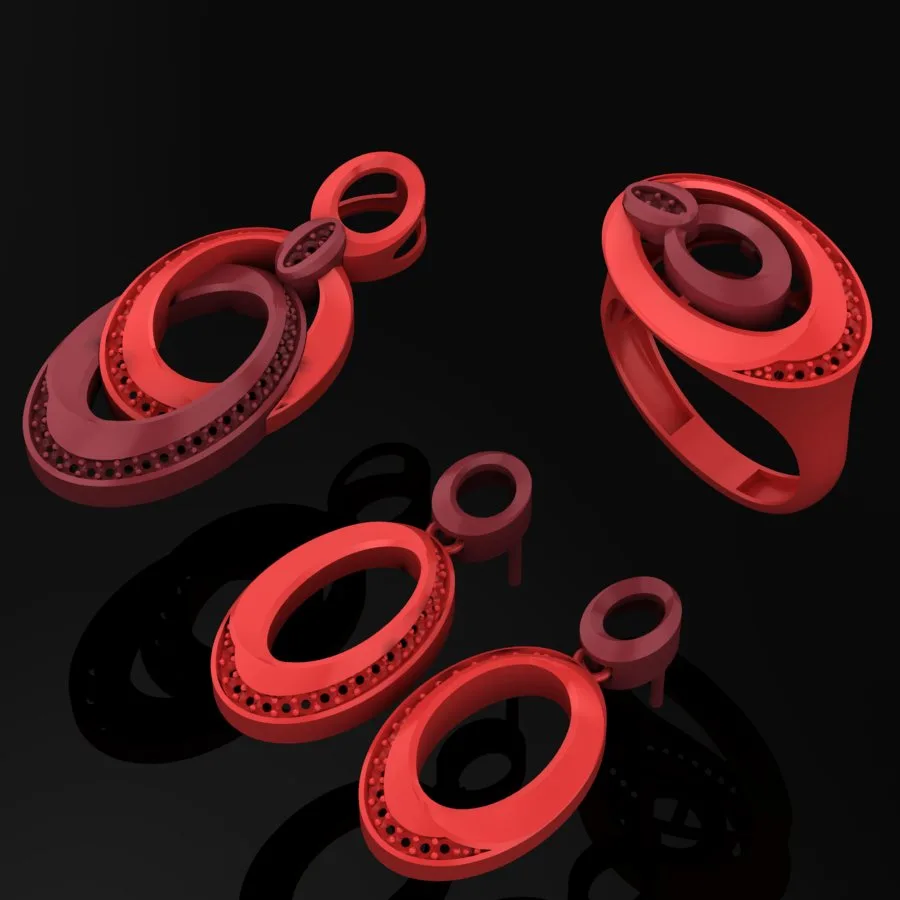 Stone Aineh Ai Khor Half Set N-ROKO-08 3D Model
