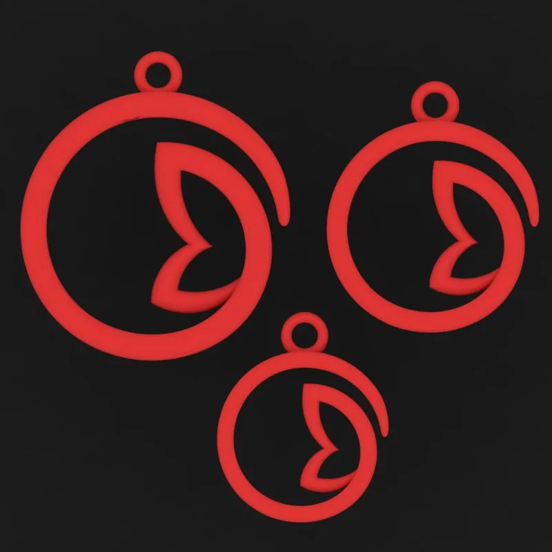 Minimal Aineh Ai Pendant N-M-10 3D Model