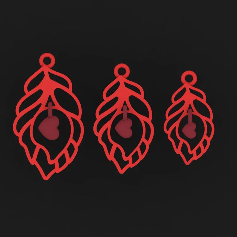 Minimal Aineh Ai Pendant N-M-43 3D Model