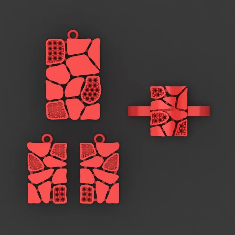 Stone Khor Polki Half Set Code N-polaki-19 — image 2