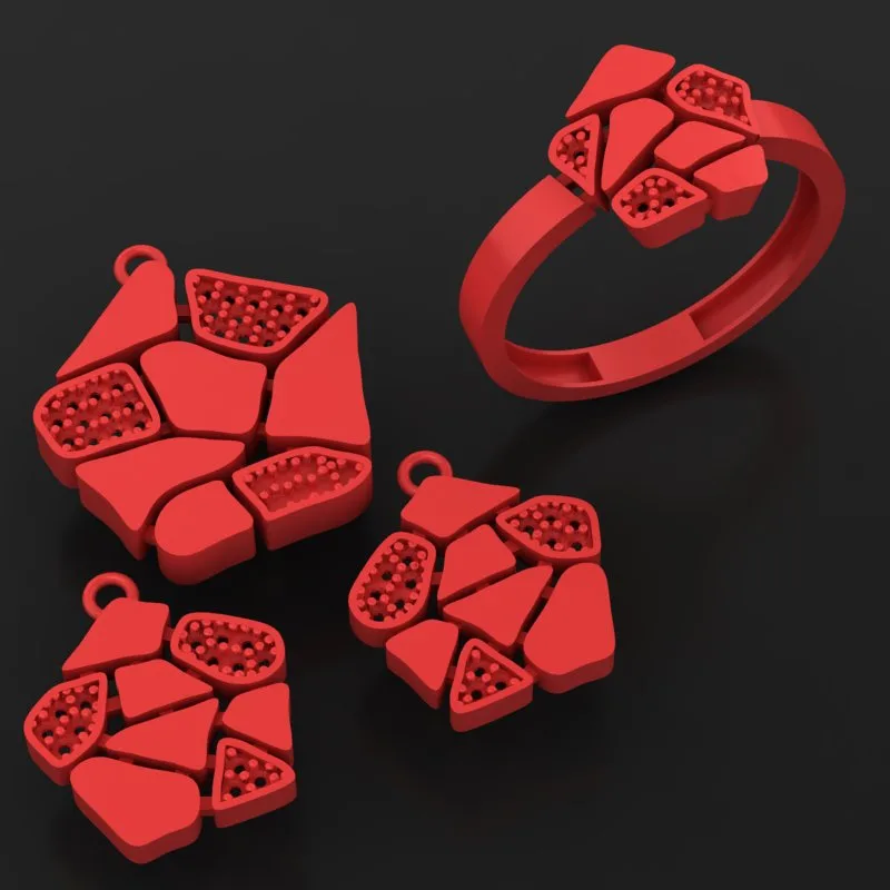Stone Khor Polki Half Set Code N-polaki-20