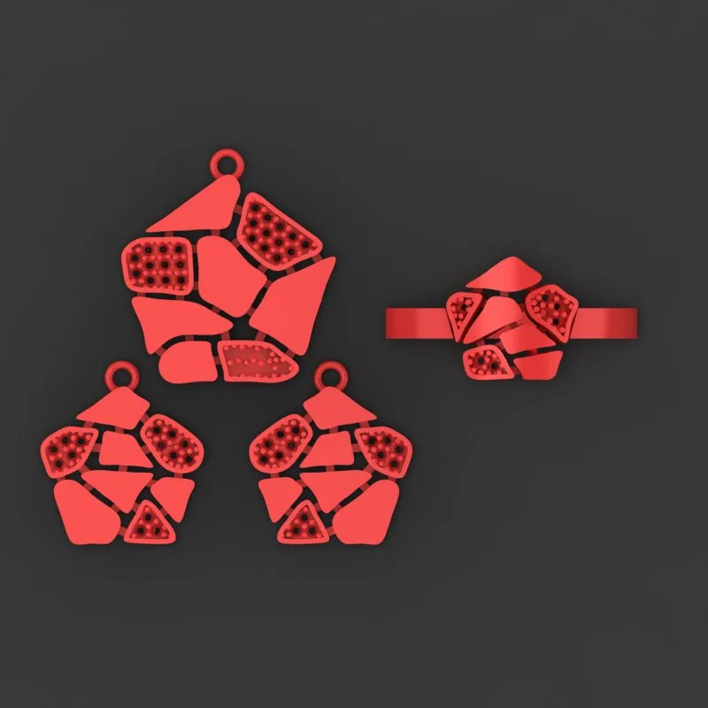 Stone Khor Polki Half Set Code N-polaki-20 — image 2