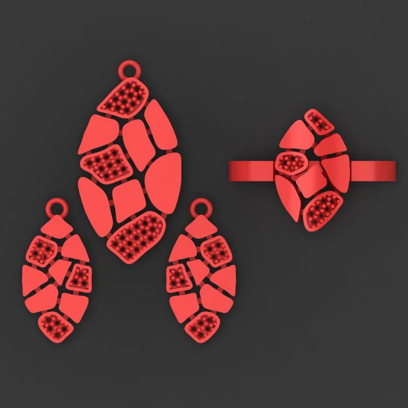 Stone Khor Polki Half Set Code N-polaki-21 — image 2