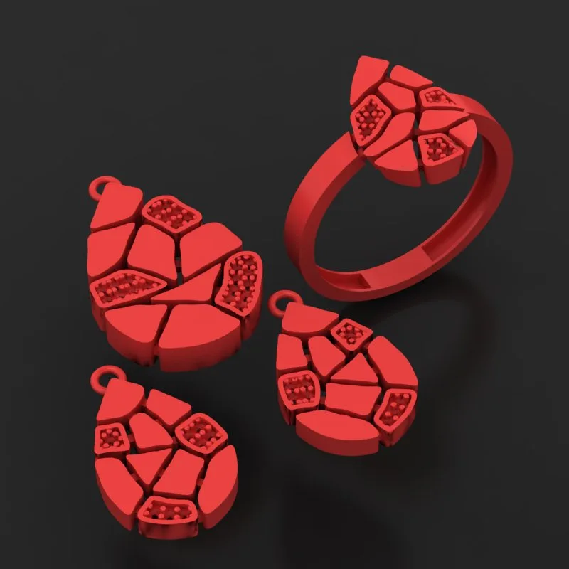 Stone Khor Polki Half Set Code N-polaki-22