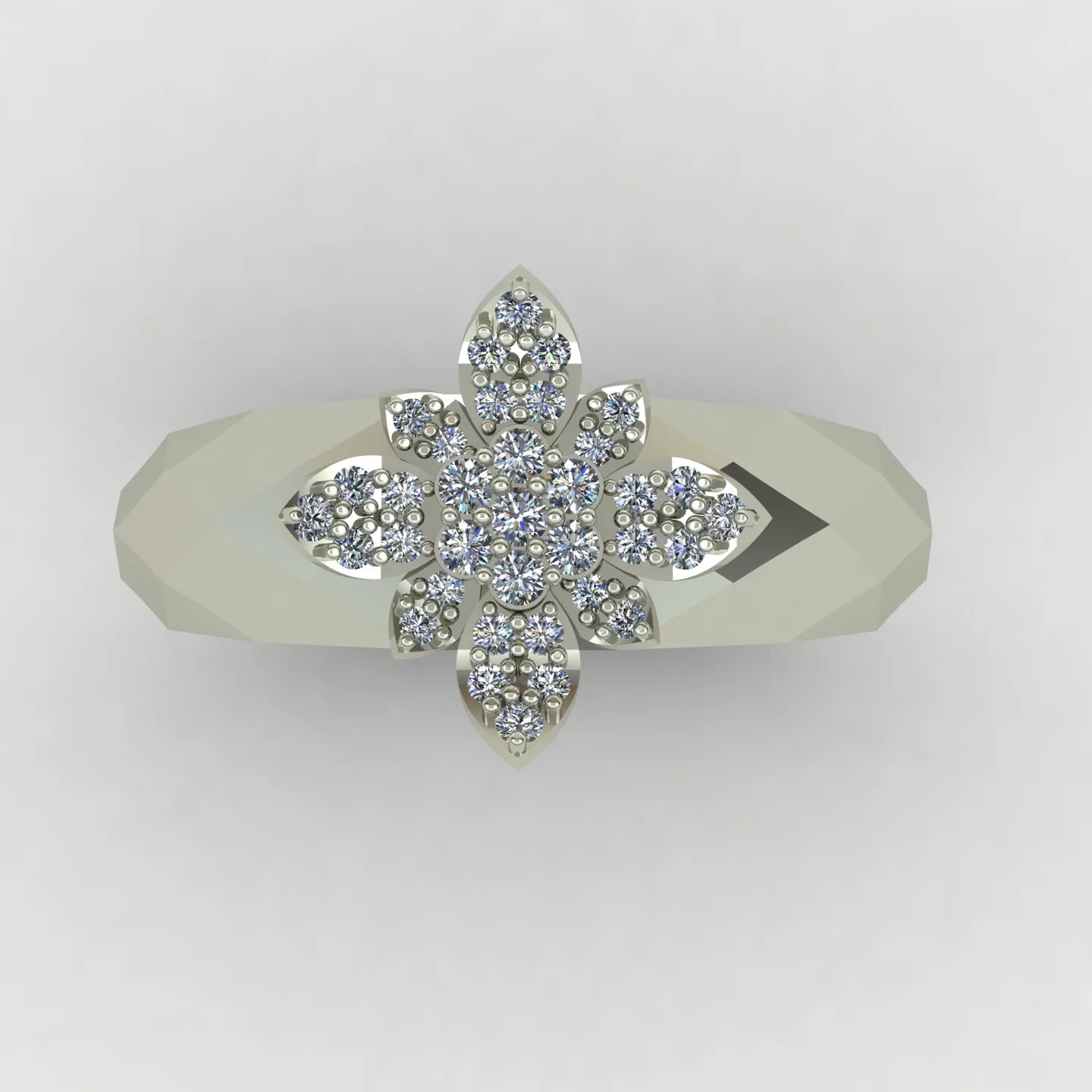 Women's Fast Ring Code 01 3D Model — image 6