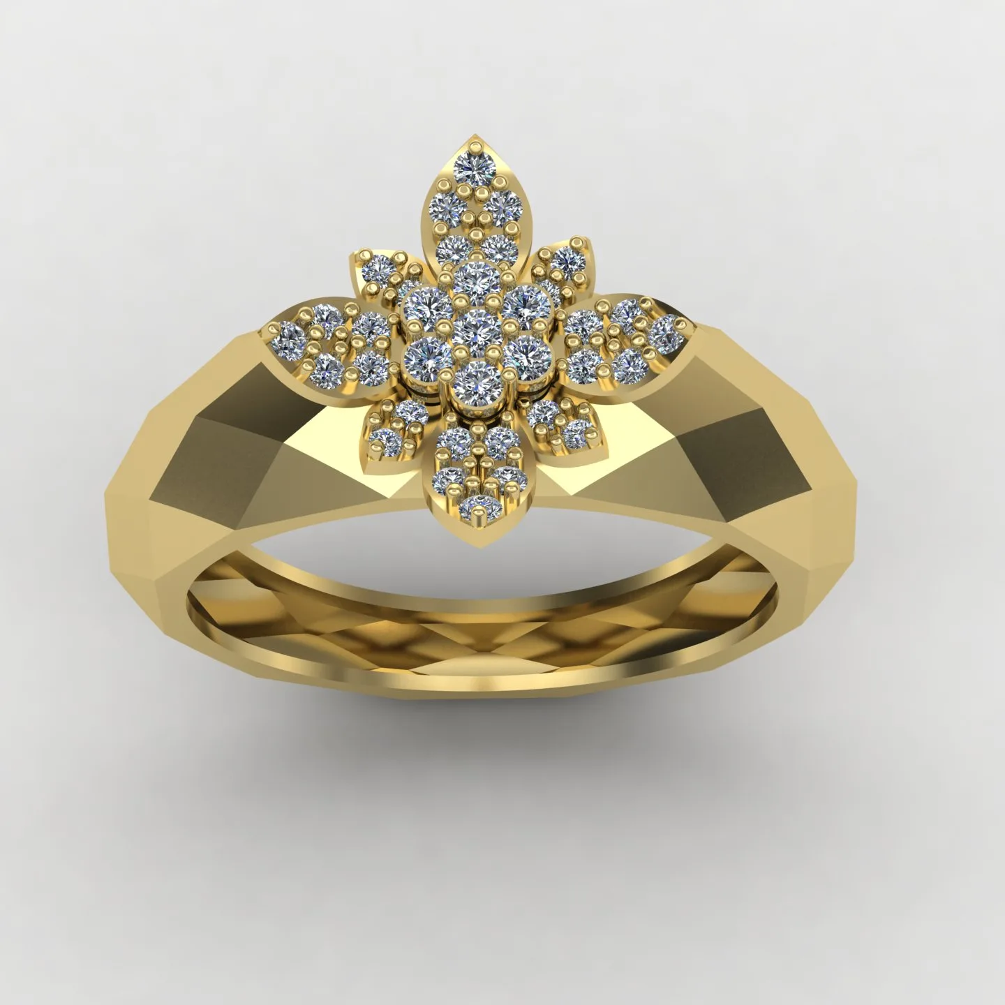 Women's Fast Ring Code 01 3D Model — image 10
