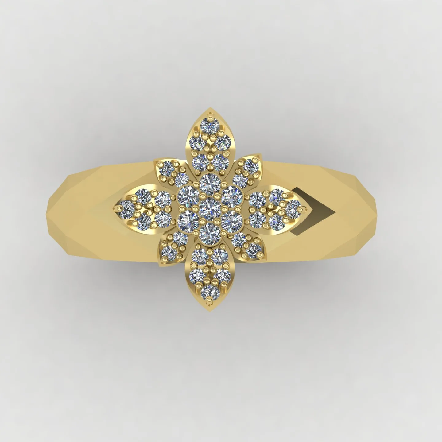 Women's Fast Ring Code 01 3D Model — image 9