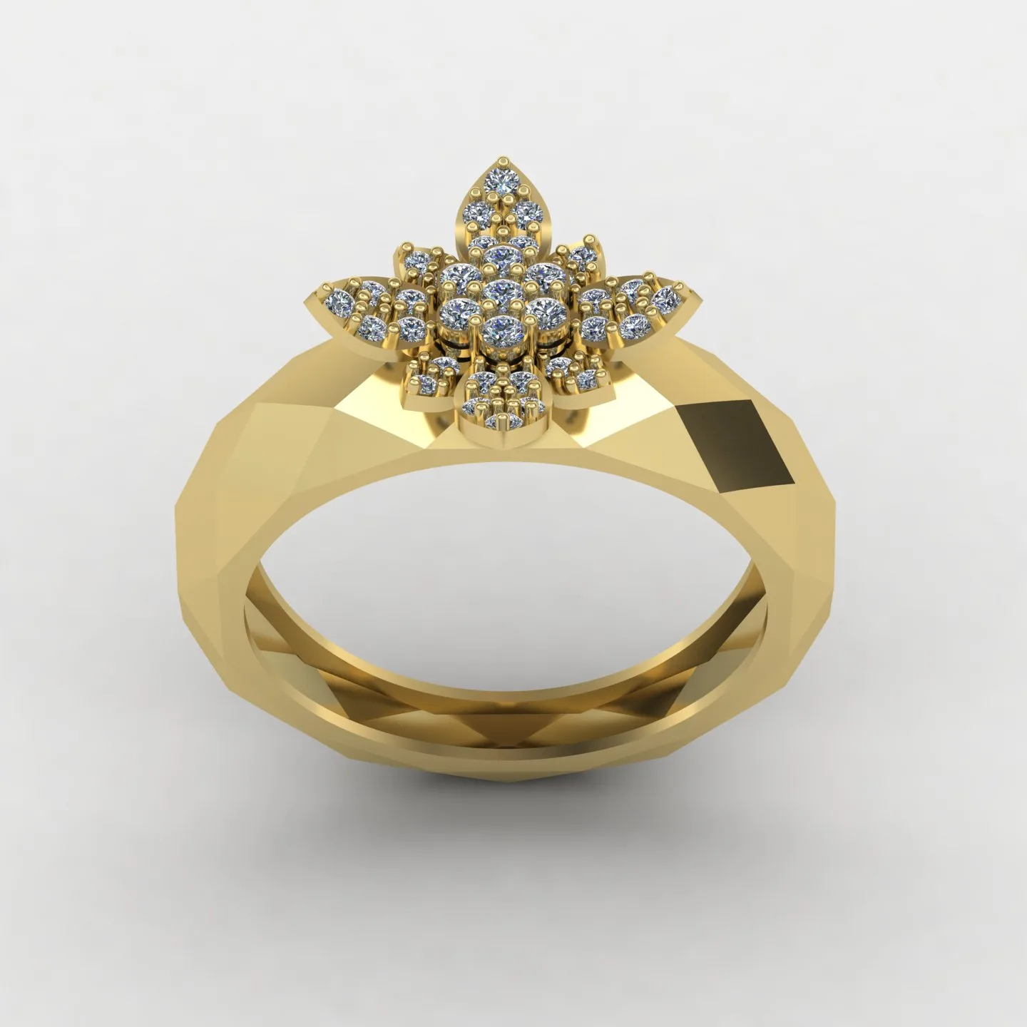 Women's Fast Ring Code 01 3D Model — image 11