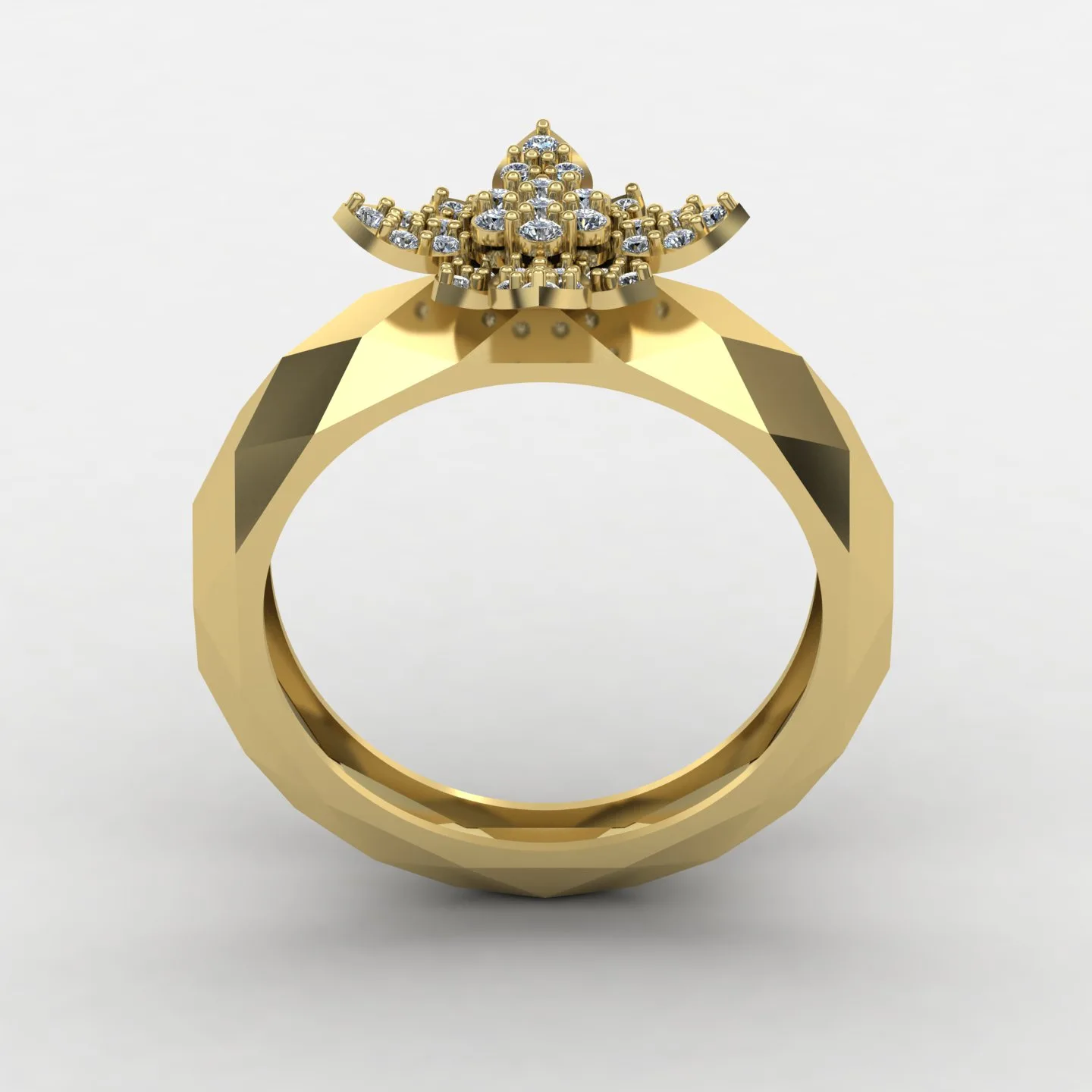Women's Fast Ring Code 01 3D Model — image 12
