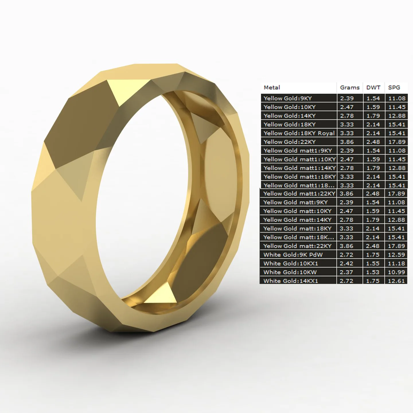 Fast Ring Code 03 3D Model — image 11
