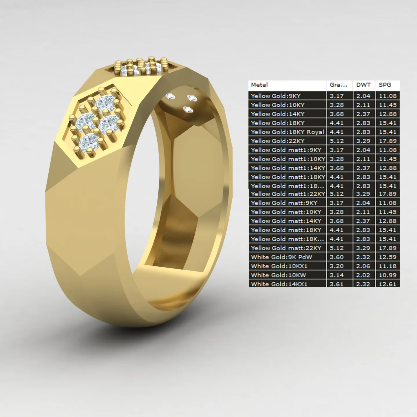 Fast Ring Code 04 3D Model — image 2