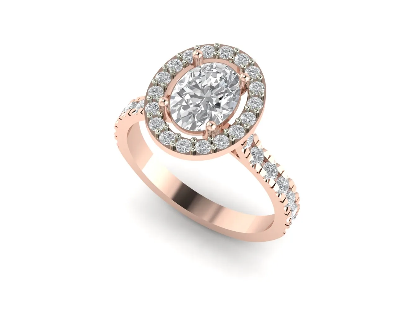 Van Cleef Makhrajkari Ring halo 3D Model