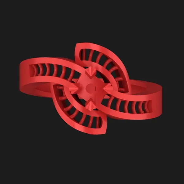 Ring R-J-23 3D Model — image 3