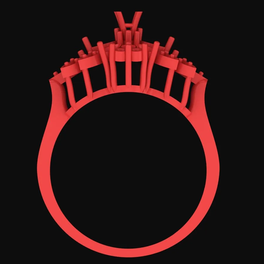 Ring R-J-37 3D Model — image 2