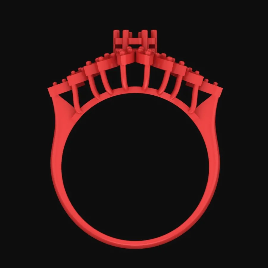 Ring R-J-40 3D Model — image 3
