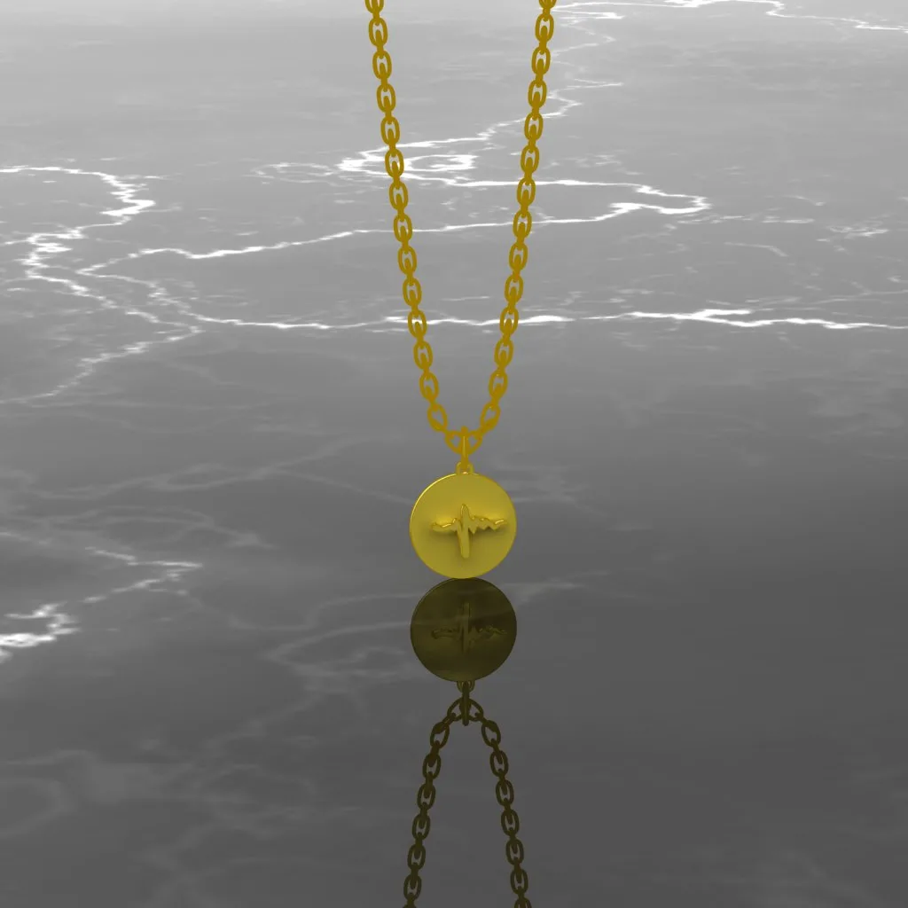 پلاک ضربان تک gold design saideh کد 3 — تصویر ۲