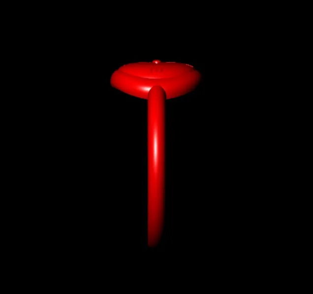 Minimal Ghatb Nama Ring Code 10 3D Model — image 4