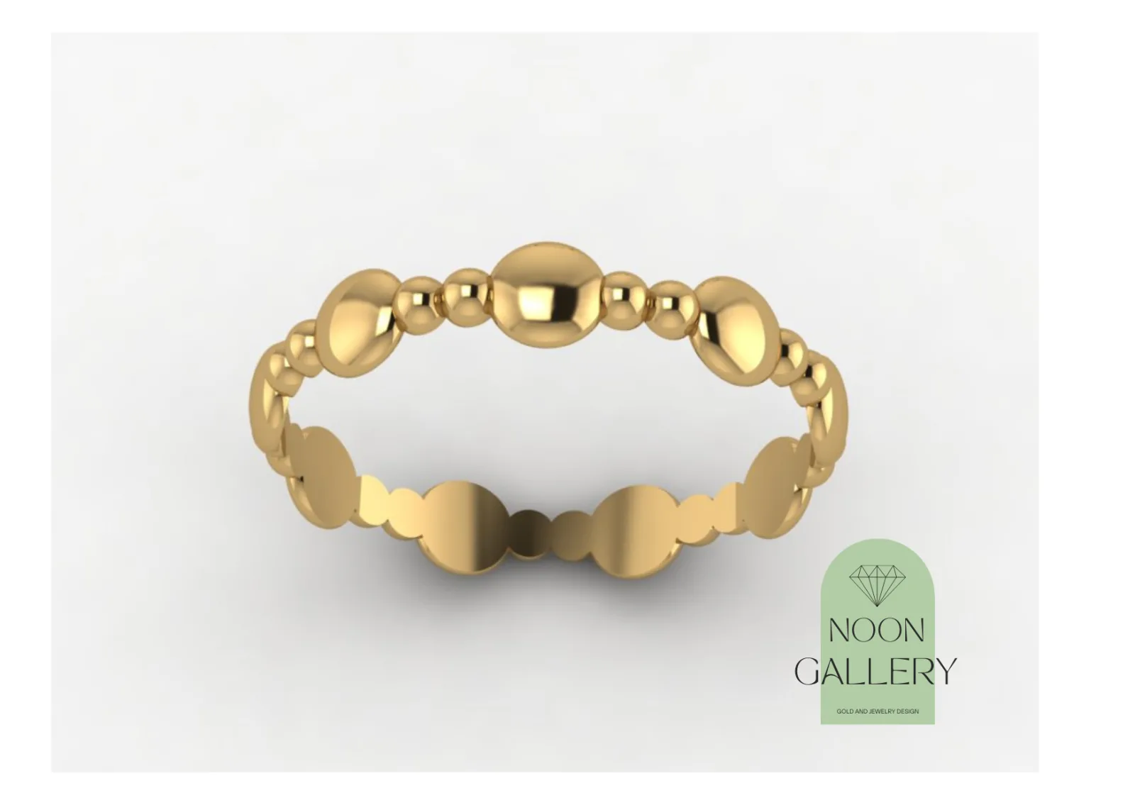 Circle Gvi Ring 3D Model — image 2