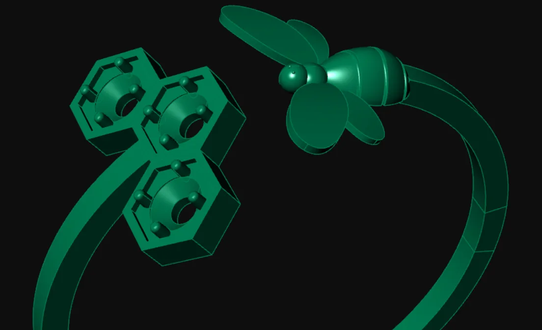 Kando Ring Code 2 3D Model — image 2