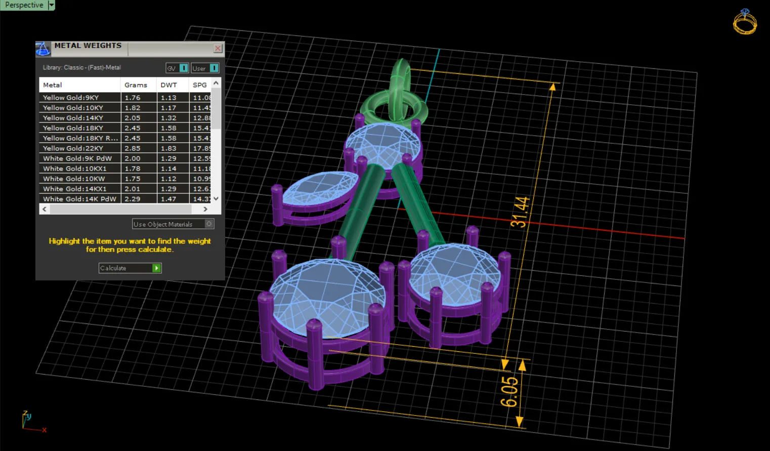 Albalo Pendant 3D Model — image 3