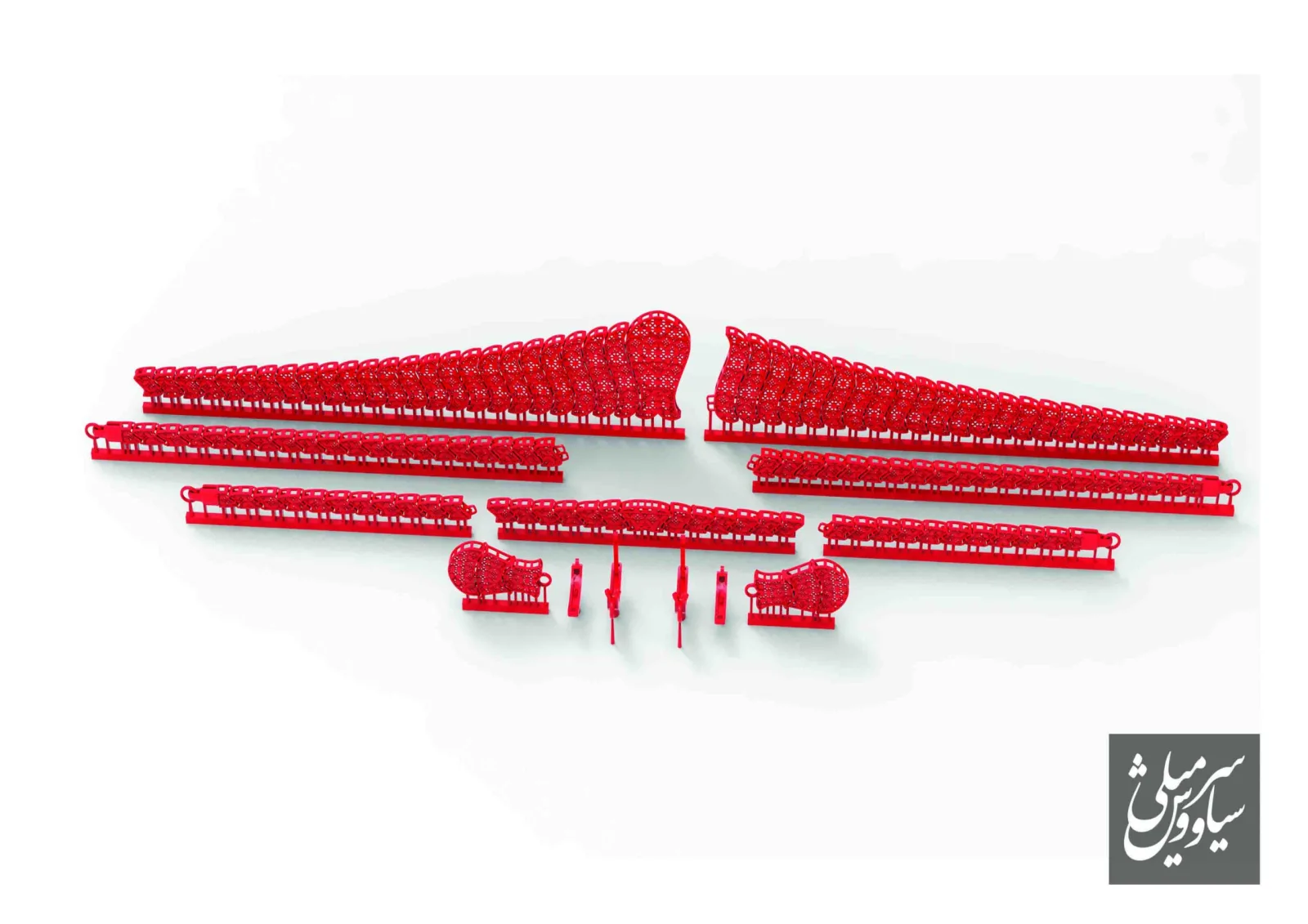 Cut Shahaneh Khor Necklace 3D Model — image 3