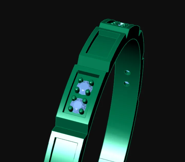 Enamel Khor Ring Code 1 3D Model — image 2