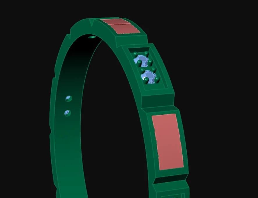 Enamel Khor Ring Code 1 3D Model — image 5