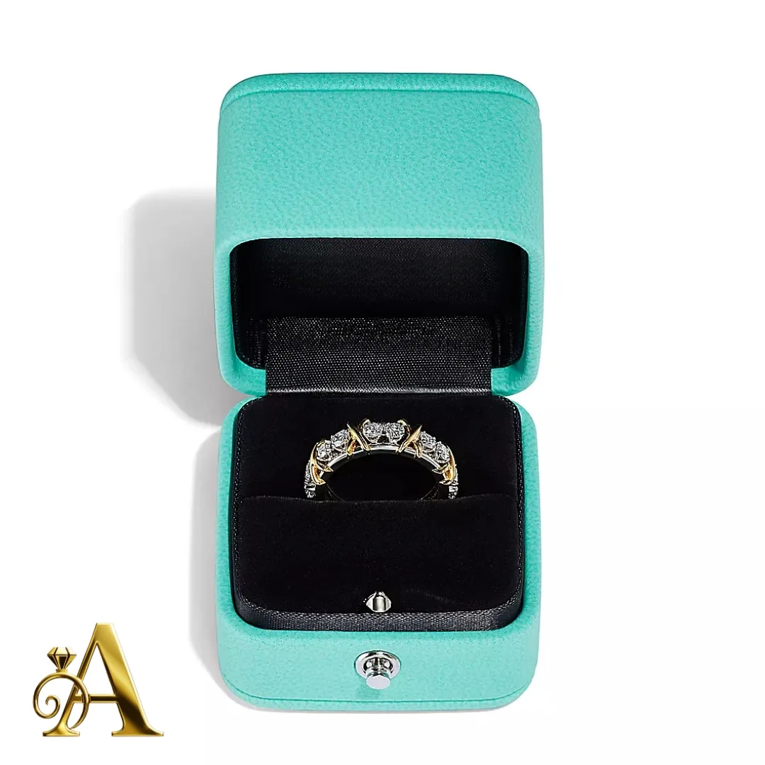 Tiffany Diamond Khor Wedding Band 3D Model — image 5