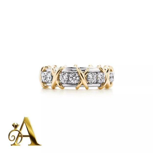 Tiffany Diamond Khor Wedding Band 3D Model