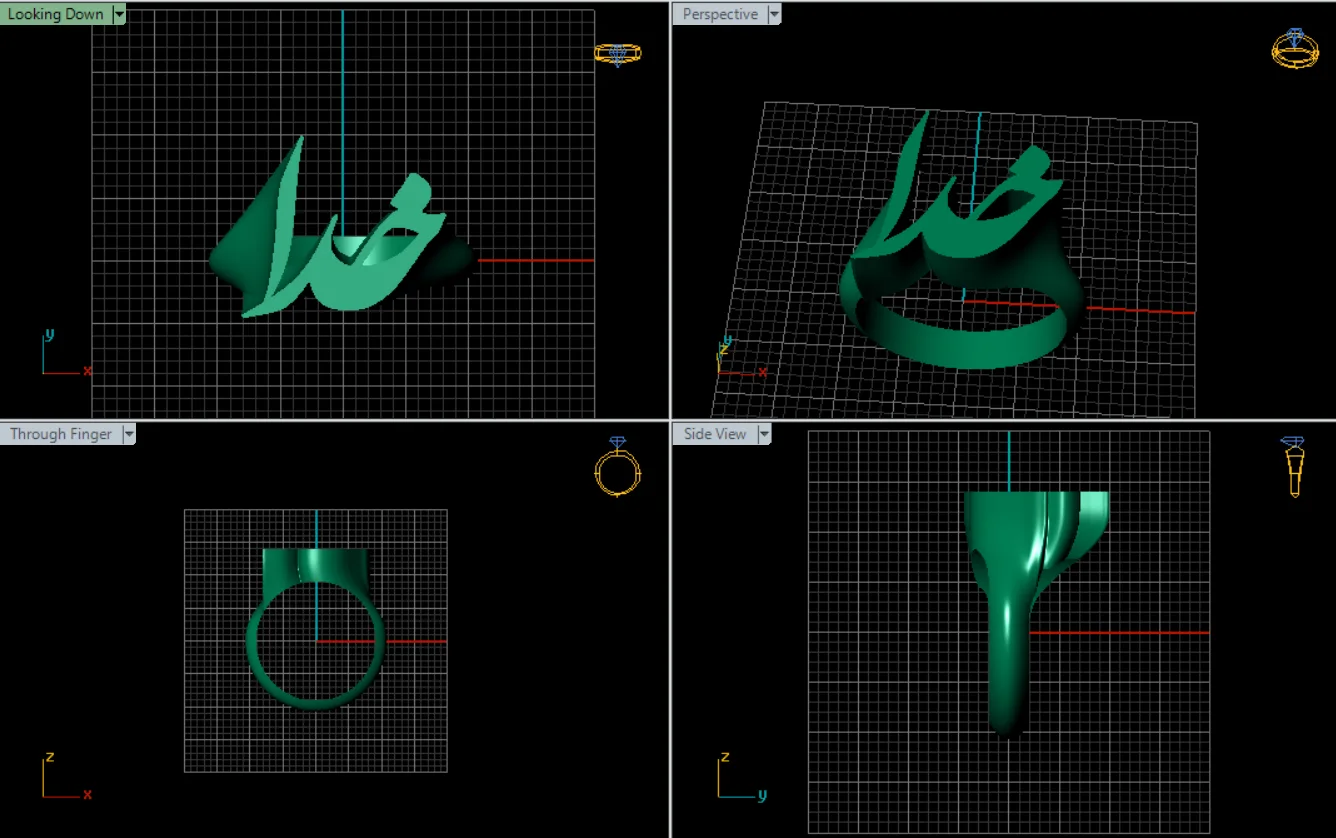 Khada Ring 3D Model — image 2