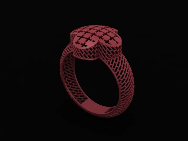 Cut Van Cleef Fyvzhn Khor Ring 3D Model — image 3