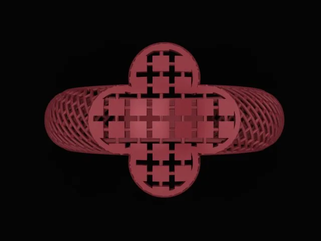 Cut Van Cleef Fyvzhn Khor Ring 3D Model — image 4