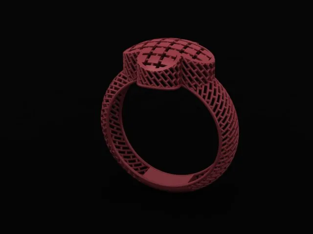 Cut Van Cleef Fyvzhn Khor Ring 3D Model — image 5