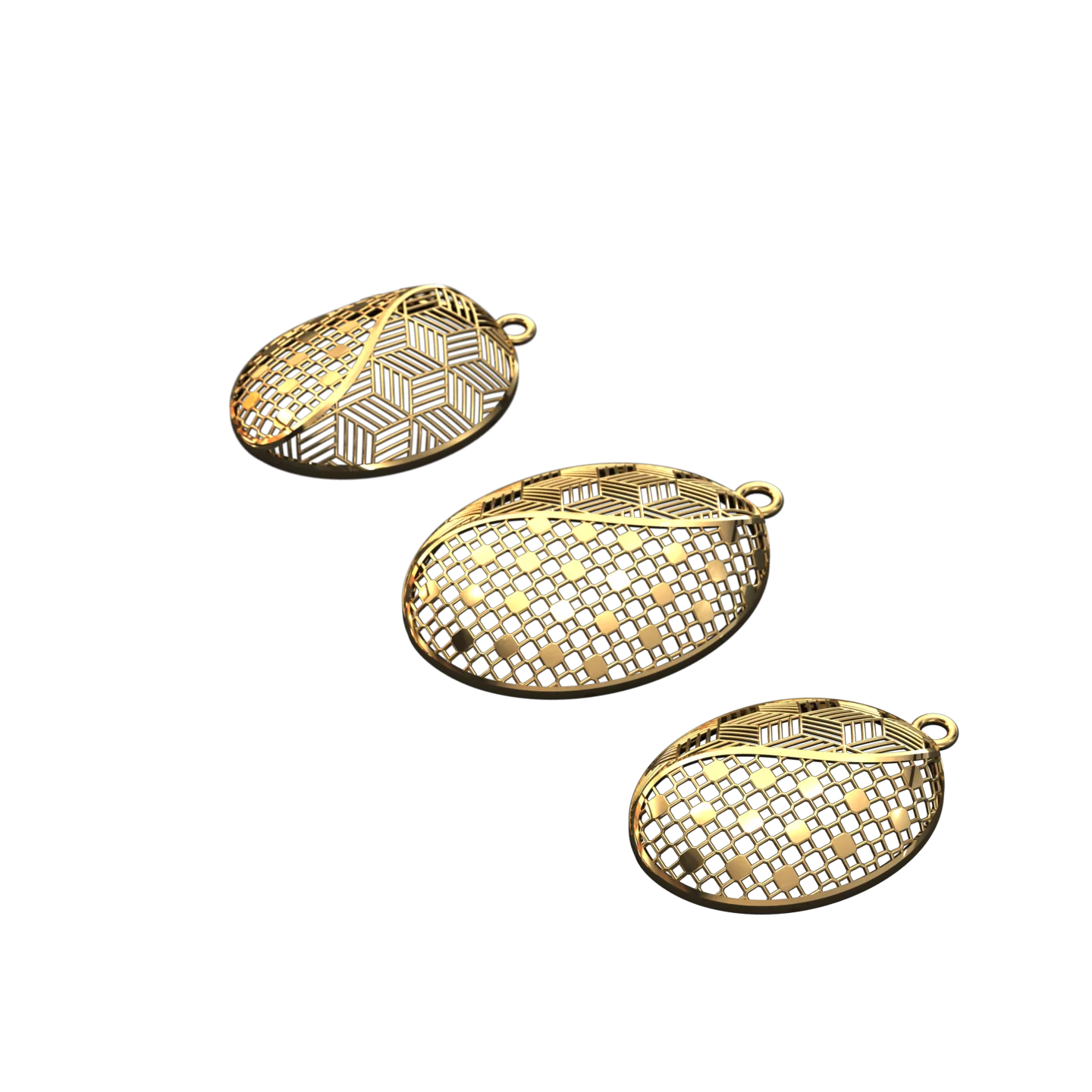 Fyvzhn Pendant Piece 3 Code 2 3D Model — image 3