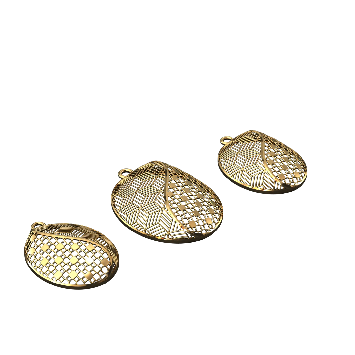 Fyvzhn Pendant Piece 3 Code 2 3D Model — image 2